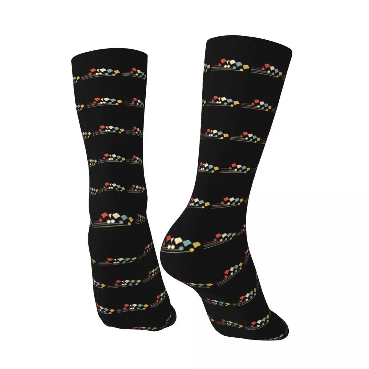 Masculino Hip Hop Retro baixista Crew Sock, Crazy Music Socks, Unisex, Street Style, Crazy Music