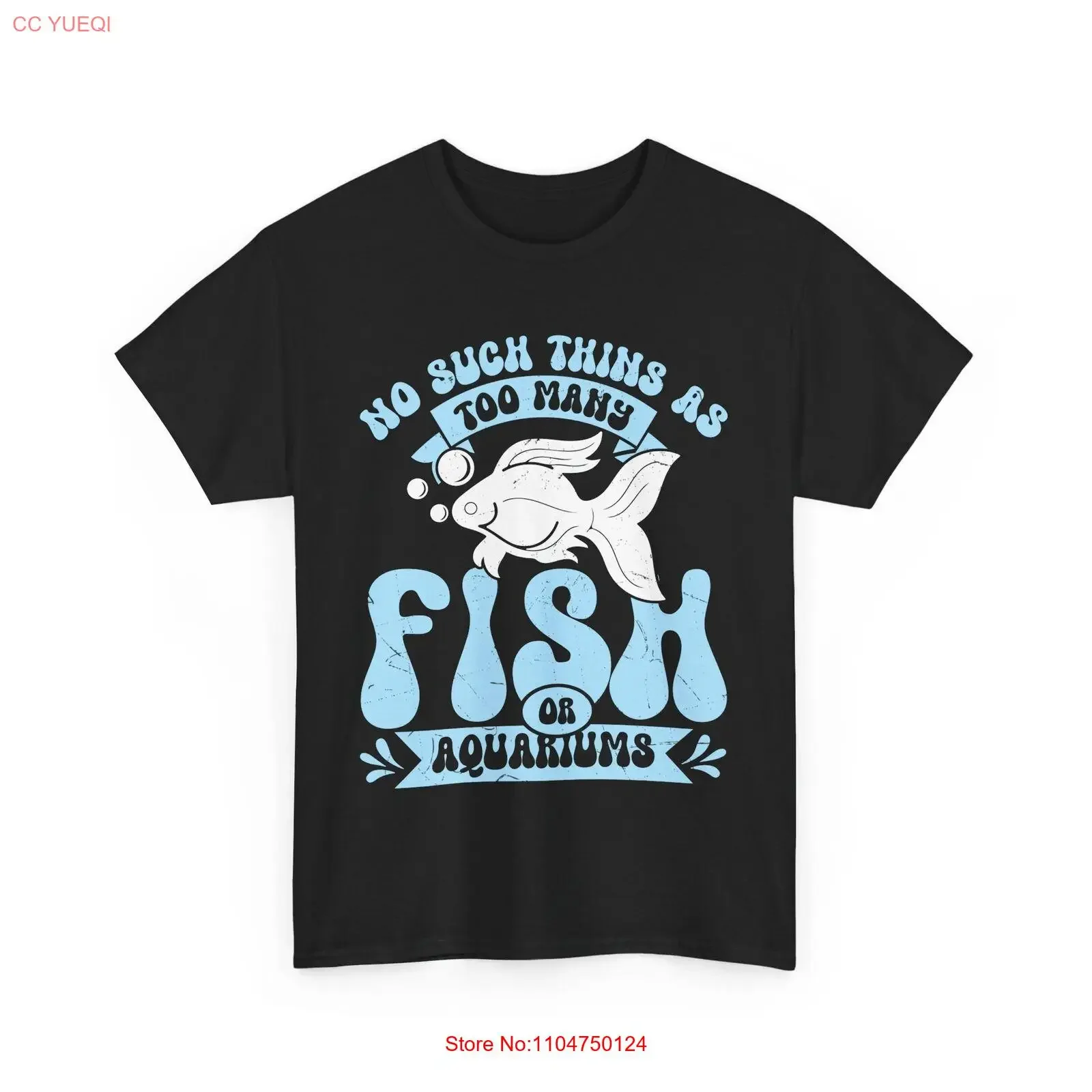 Funny Aquarist T Shirt No Such Thing As Too Many Fish Or Aquariums vintage Washed fashion Casual homme Comfortable streetwear