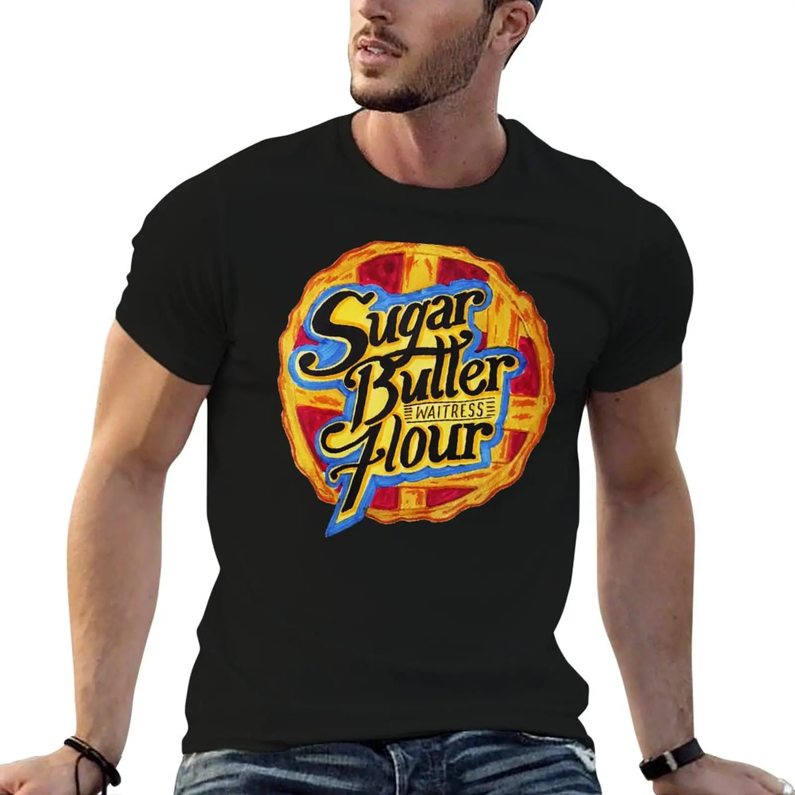 Sugar Butter Flour T-Shirt Plus Size Non-Shrink T-Shirt