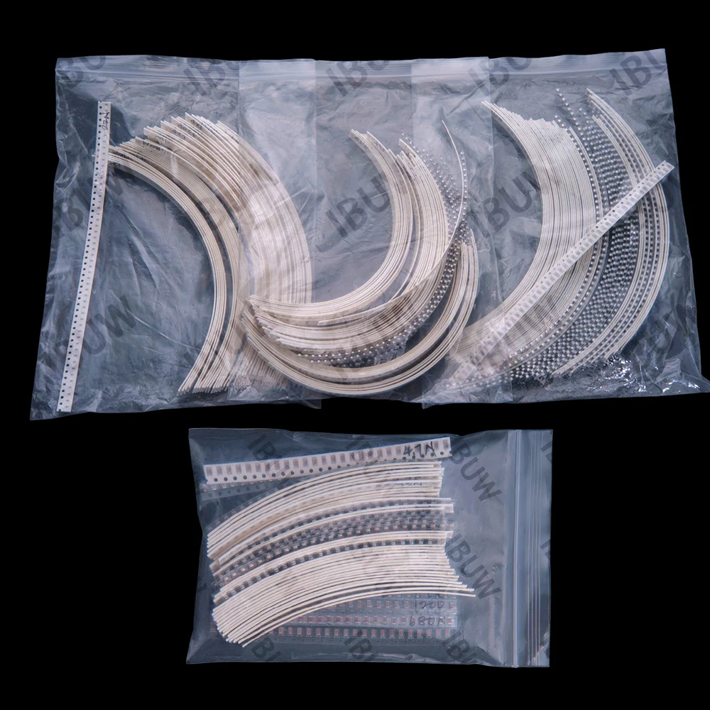 52Value 55Value Each 50PCS/25PCS 0402 0603 0805 1206 capacitor smd kit 1pf 1uf 10uf  0603 0805
