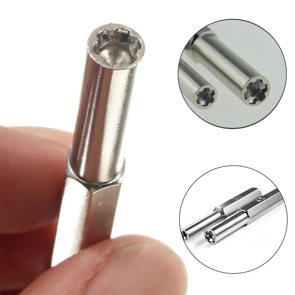 3,8mm/4,5mm Sicherheits schrauben dreher Werkzeug bohrer Profession elle Schrauben dreher bits zum Entfernen von Schrauben für elektronische Geräte Fahrrad a3x8