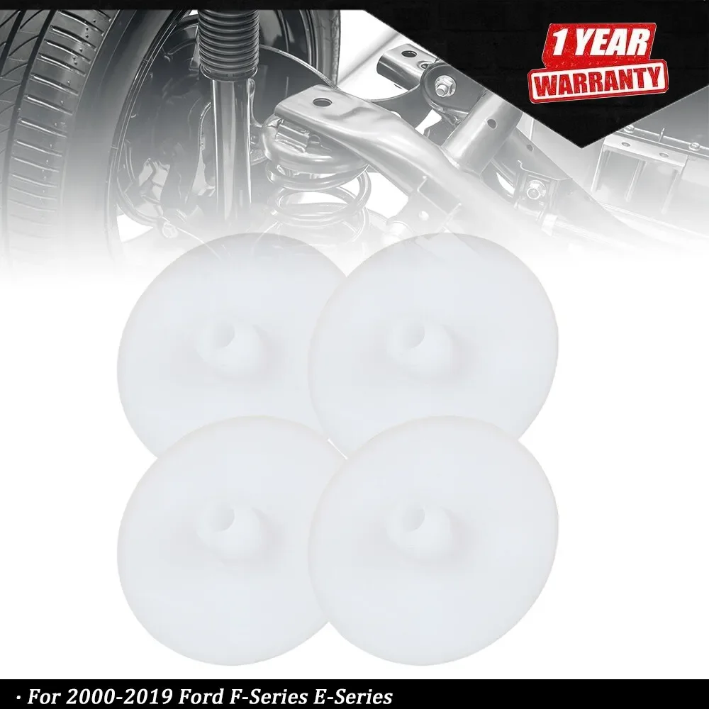 4pcs For Ford F-Series E-Series 2000-2019 Rear Leaf Spring Insulator Inserts