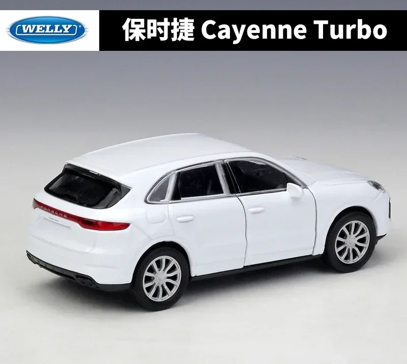 WELLYダイキャスト1:36カーハイシミュレーターポルシェカイエンツーバープルバックSUVモデルカー金属合金おもちゃ車子供向けギフトコレクション