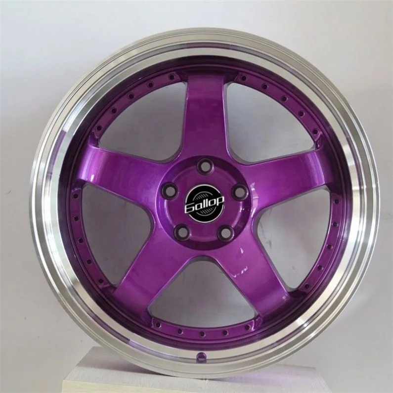 Gallop 2024 20-Inch Polished Aluminum Passenger Car Wheel Rim New Style 100mm PCD 5*100/120 ET 15-45mm 40mm Multi-Spoke