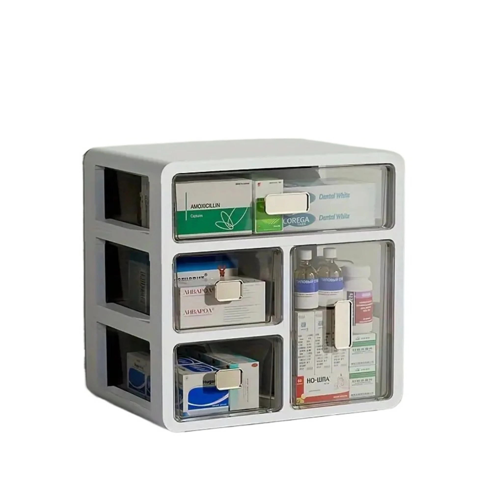 Lade-Type Plastic Opbergdoos Organizer/Medicijndoos-Multifunctionele Opslagcontainer, Familie Medicine Box Organizer