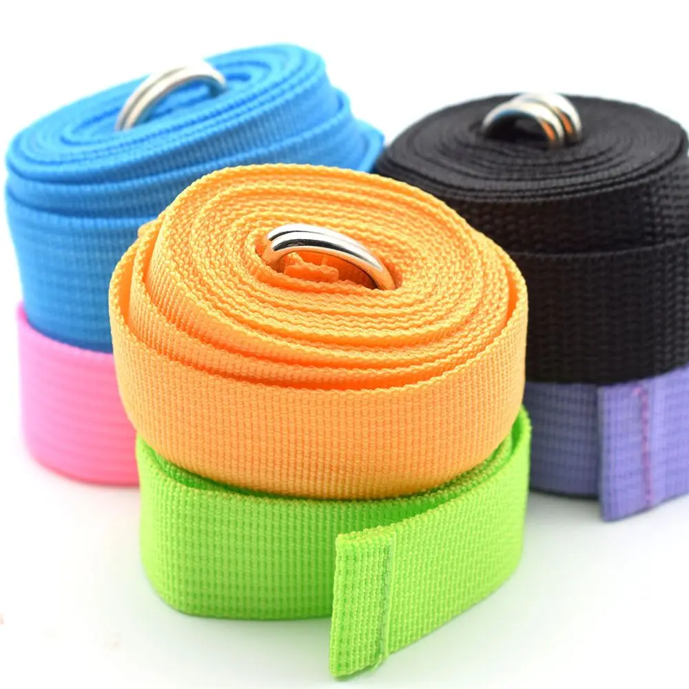 Multi-Colors Women Yoga Stretching Belt Gym Waist Leg Resistance Fitness Bands Yoga Belt Women Shaped Weight Loss Tools