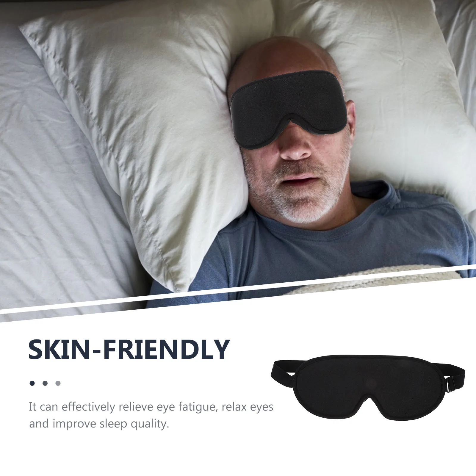

3D ночная маска для сна с повязкой на глаза, пена с эффектом памяти, чехол для глаз, дыхательный материал, мягкая кожа, сон, путешествия, анти-легкий, прочный, стильный дизайн