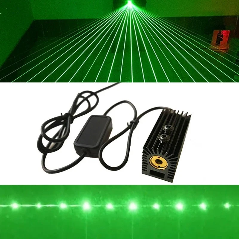 modulo-laser-verde-1d-multi-dot-532nm-50mw-para-visao-de-maquina-diy-iluminacao-de-palco-e-marcacao-em-madeira