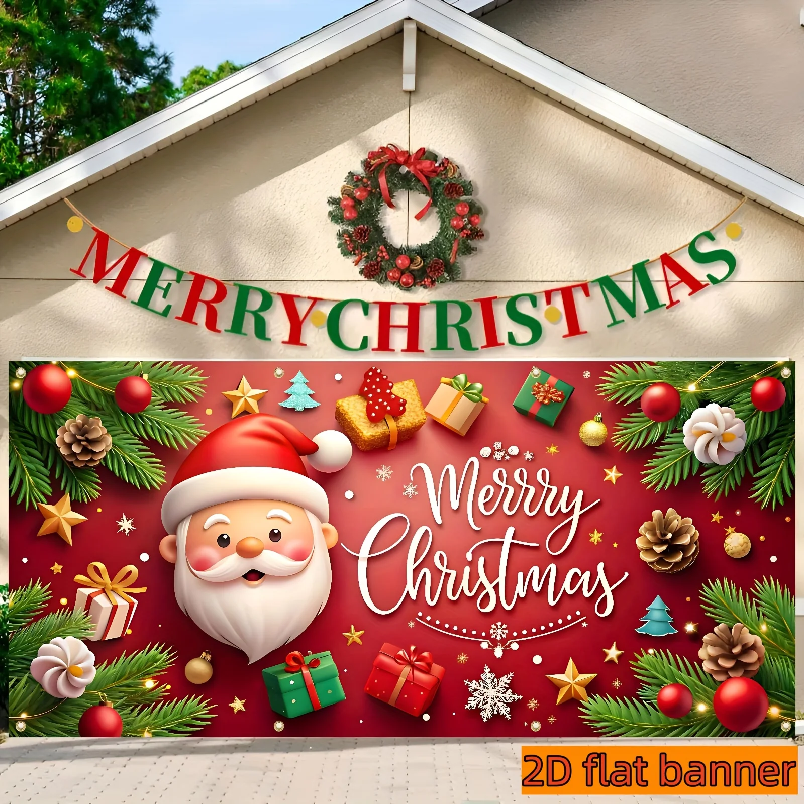 2D Flat Banner, Chr…