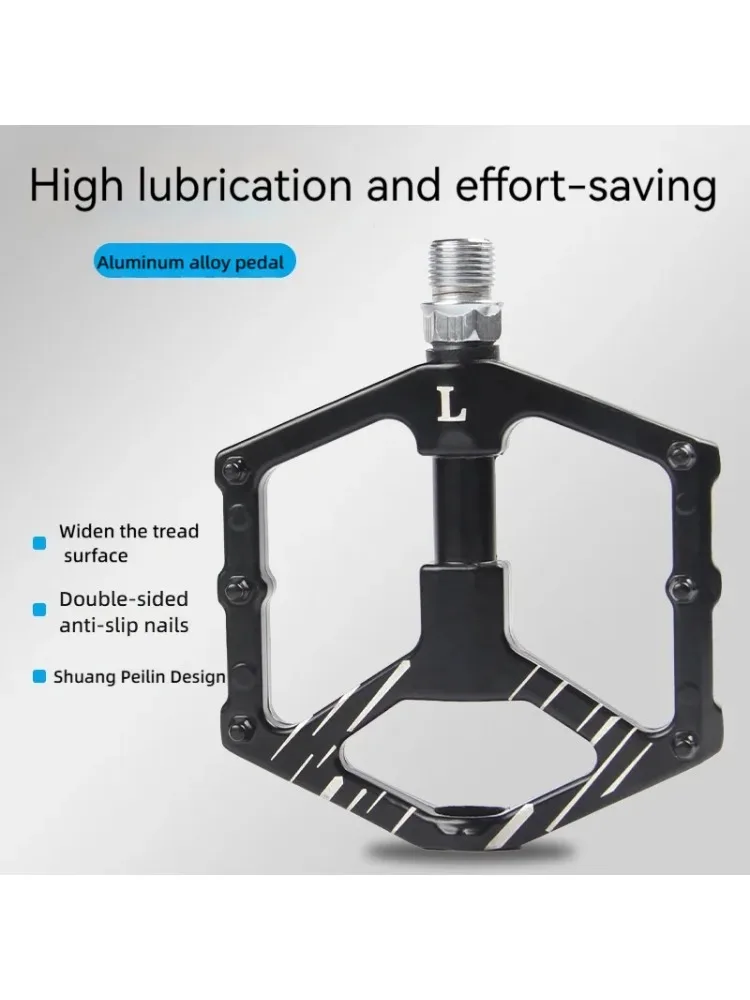 AliExpress NPY Fashion Aluminum Alloy Bicycle Pedals Mountain Bike Foot Bearings Road Cycling Accories Universal Single Bike Pedal Parts