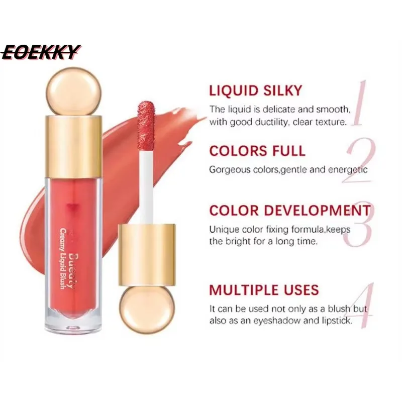 EOEKKY-Poudre liquide de maquillage pour le visage, blush, anti sueur, waterproof, brillant, cosmétiques de beauté rares, 7.5ml