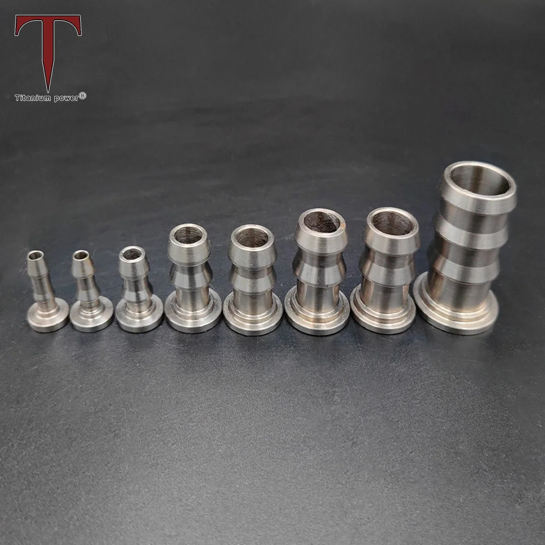 High Quality Hose Barb Fittings Titanium Tail Weldable Bung Adapt Connector
