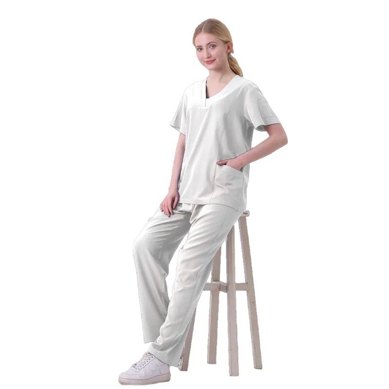 Wholesale Women Wear Scrub Suits Hospital Doctor Working Medical Surgical Multicolor Unisex Uniform Nurse Accessories