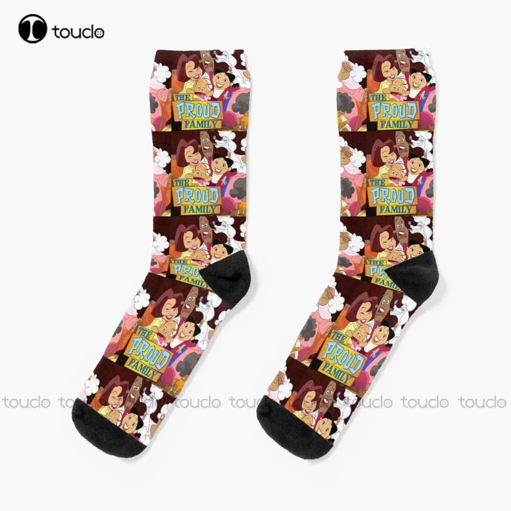 The Proud Family Socks Socks For Boys Personalized Custom Unisex Adult Teen Youth Socks 360° Digital Print Fashion New