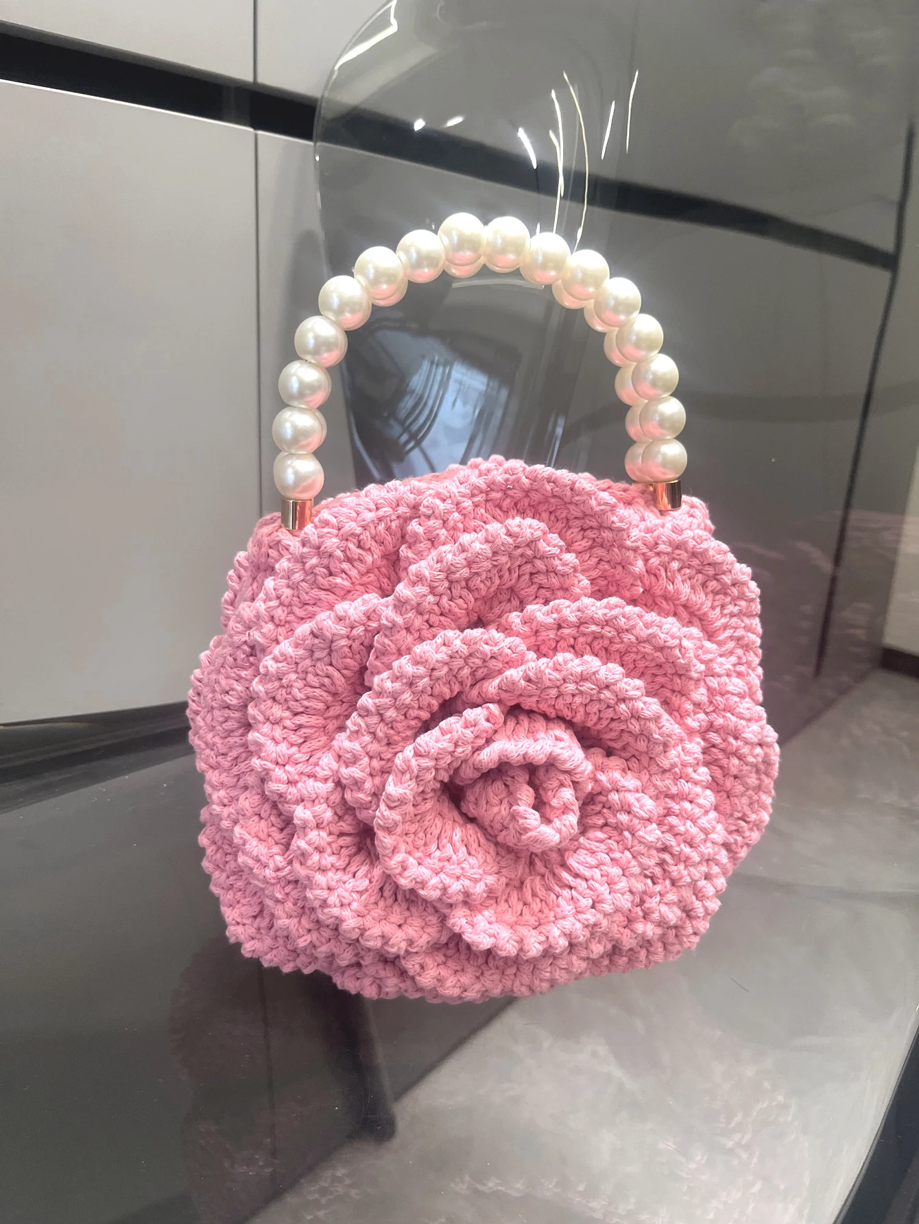 CALLARON Sac Soirée Dentelle Fleur Femme – Pochette Élégante Forme Fleur – Idéal Mariage, Banquet, Soirée Chic