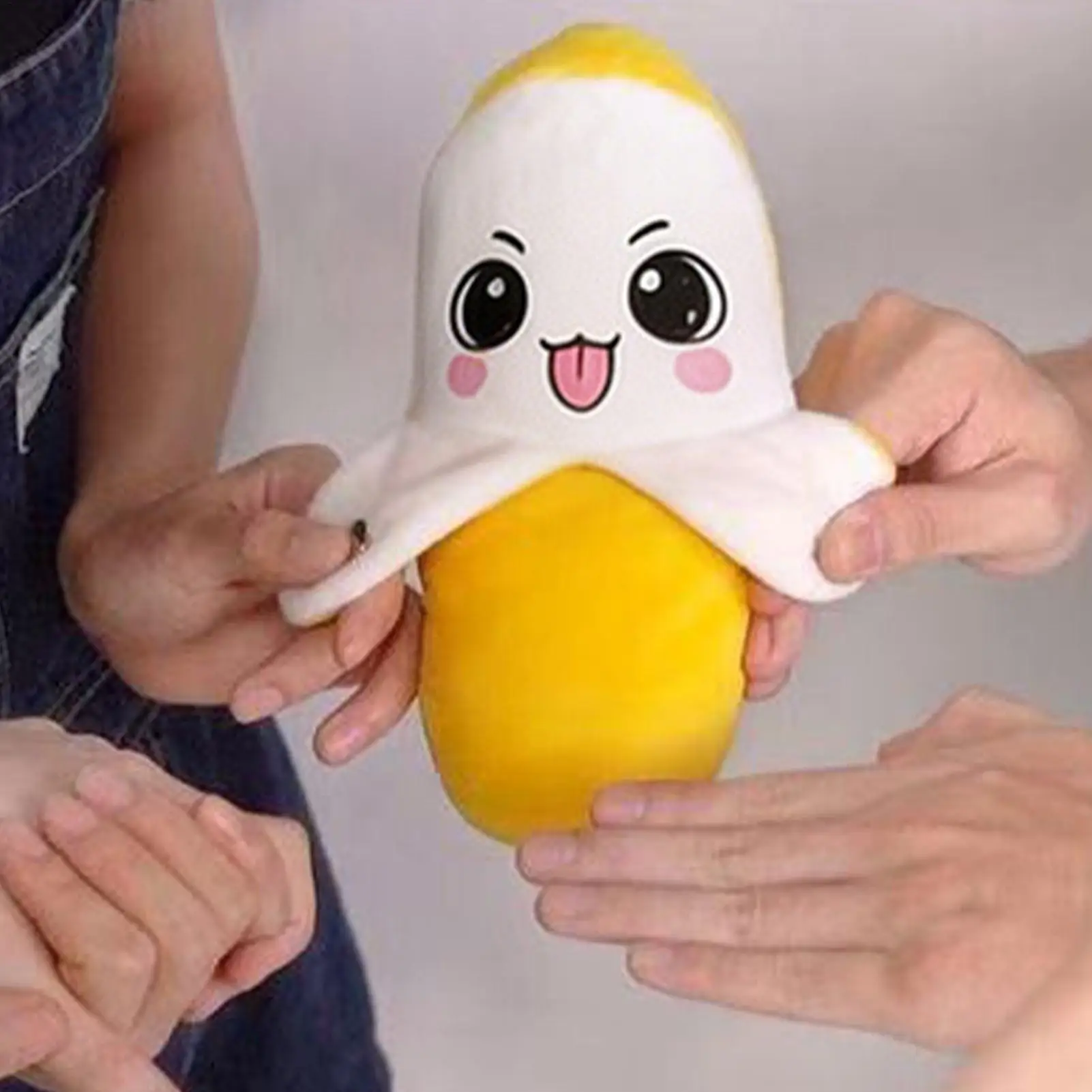

Stuffed Banana 15cm Musical Beat Sensing Doll Decoration Banana Toy For Birthday Holiday Bedroom Dorm Home Couch Sofa Car