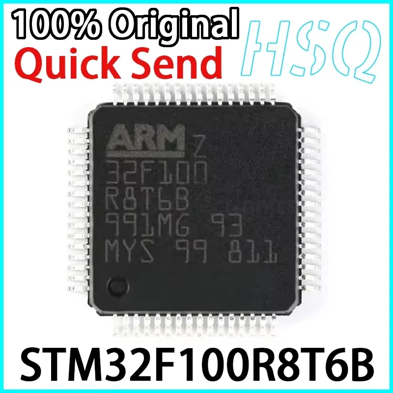 

2 шт. новый оригинальный 32F100R8T6B STM32F100R8T6B 32-битный микроконтроллер MCU SMT LQFP64 чип