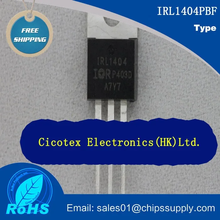 10pcs/lot IRL1404PBF 1404 TO-220