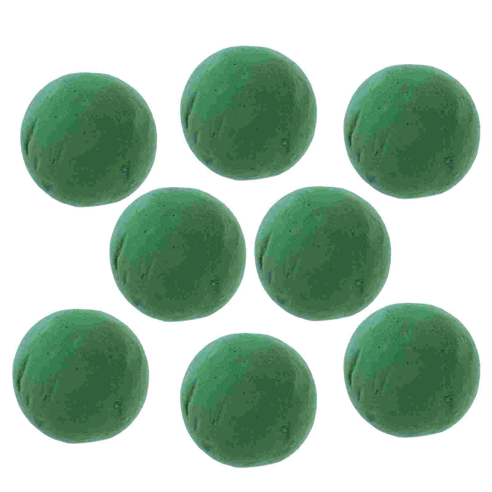 8 Pcs Simulated Flower Ball Arrangement Absorbent Foam Sponge for Arrangements Round Crafts Floral Packaging Mud Stand