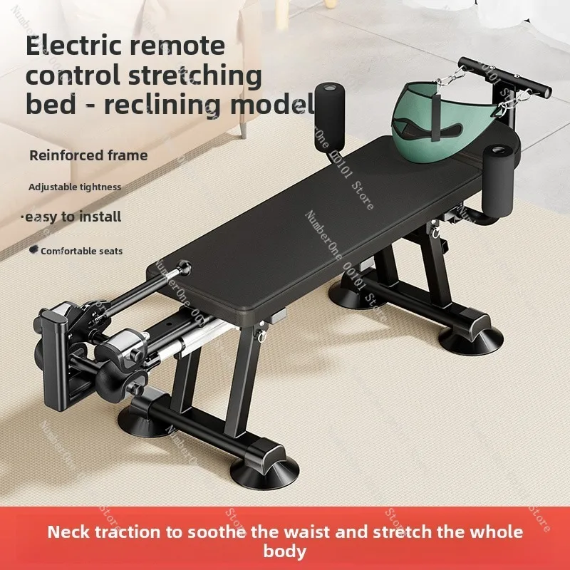 Smart Electric Height Training Stretching Device for Home Fitness, Leg Extension and Spine Decompression Equipment, Cervical