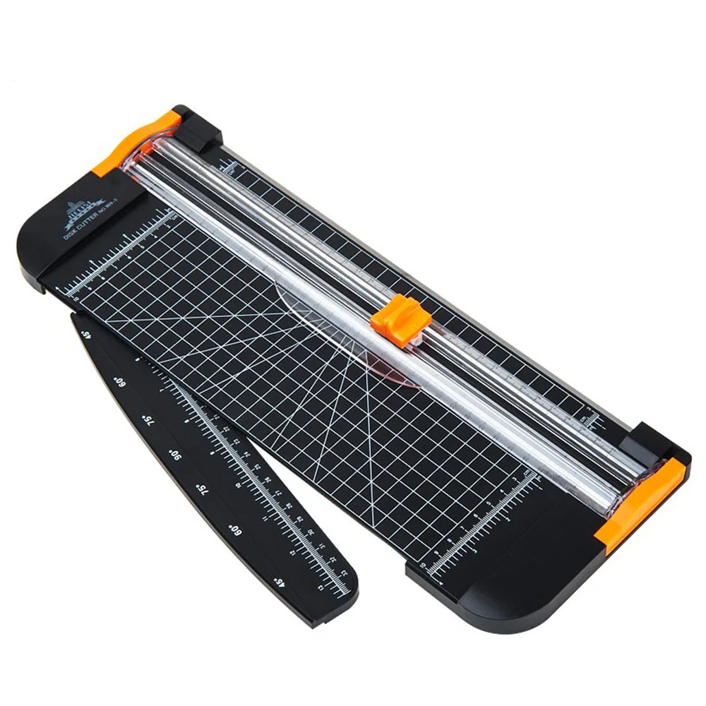 12 Inch A4 Paper Cutter Trimmer Black-Orange with Multi-function *Automatic Security Safeguard When Cutting*