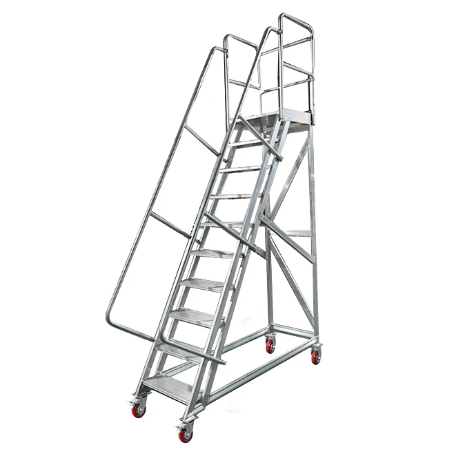 Рисунок 3 - Алюминиевые мобильные ступеньки платформы