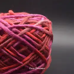 Dark Red Chunky Yarn 100g Thick Yarn for Knitting Scarf Gradient Yarn Chunky Hand Knitting Yarn