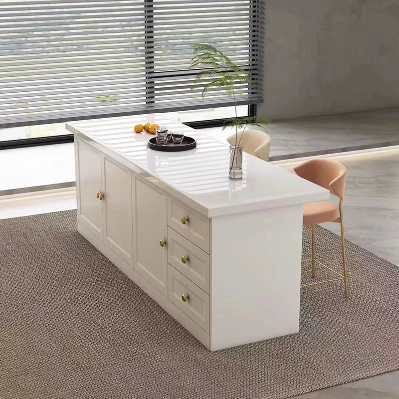

Simple Nordic Kitchen Islands With Drawers Storage Multifunction Design Kitchen Islands Trendy Classic Îles De Cuisine Furniture