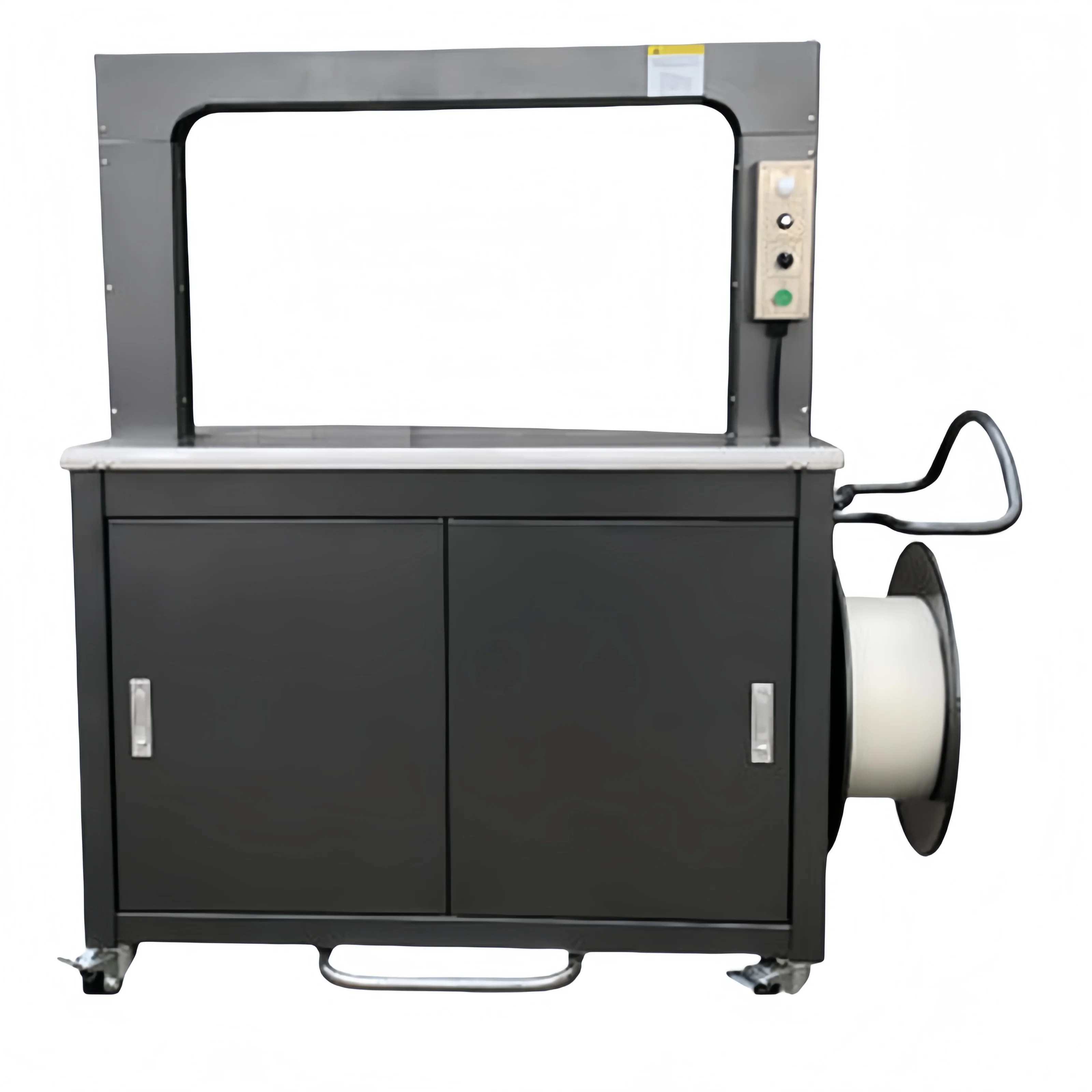 -For High-Speed  5MM PP Belt Cardboard Wrapping Packing Baler Packaging Box Strapping Binding Bundling Machine for Carton*