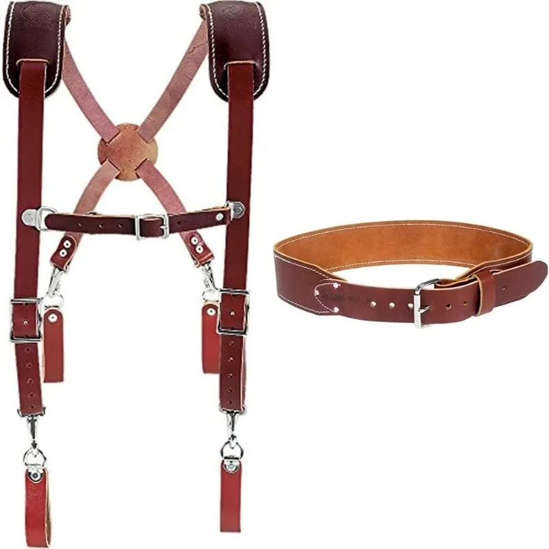 5009 Leather Work Suspenders