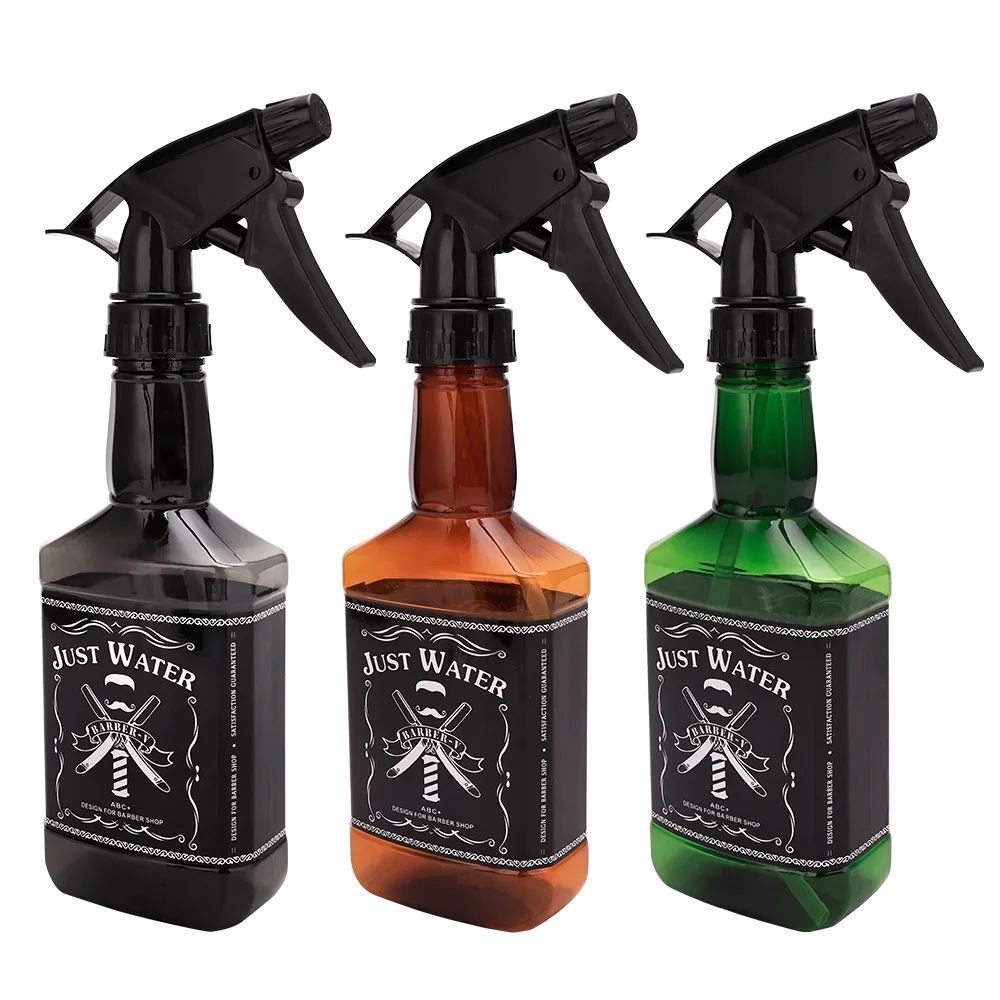 300ML Hairdressing Spray Bottle Empty Refillable Hair Plant Mist Bottle Salon Barber Continuous Water Sprayer Hair Care Tools