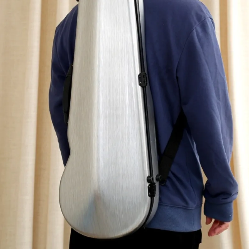 Carbon Fiber Violin Case Anti Drop Anti-collision Protection Case Portable Violin Bag Light Musical Instrument Accessories