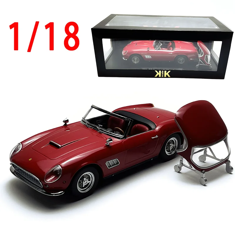 Diecast Car Model 1/18 Scale Ferrari 250GT California Car Model Simulation Can Be Convertible Sports Vehiclel Flaw Special Price