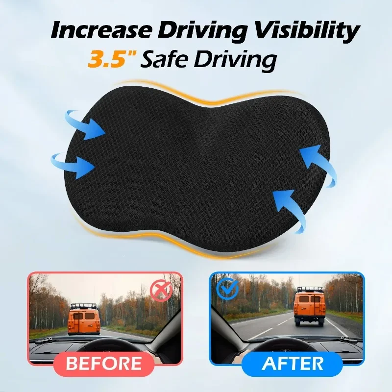 2 In 1 Multifunctional Car Seat Cushion Universal Memory Lumbar Pillow Support Driver Breathable Relief Comfort Chair Car Seat
