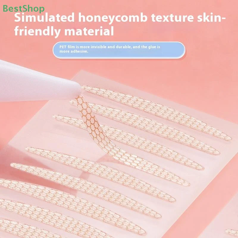 ★ ★ ★   90 قطعة من ملصقات الجفون المزدوجة غير المرئية من الدانتيل أشرطة تجميل العين الكبيرة لشخص جفن واحد