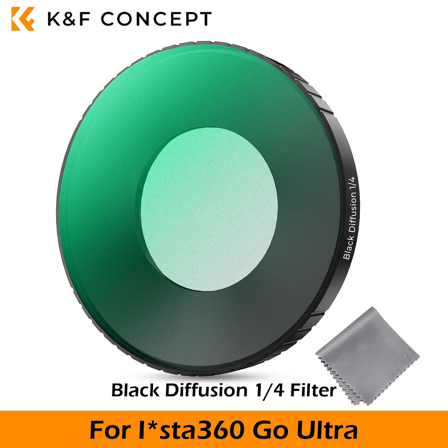 K&F CONCEPT CPL ND8 ND16 ND32 ND64 Filter Kit for Insta360 GO Ultra Multi-Coated HD Optical Glass Light Reduction Metal Frame image 3