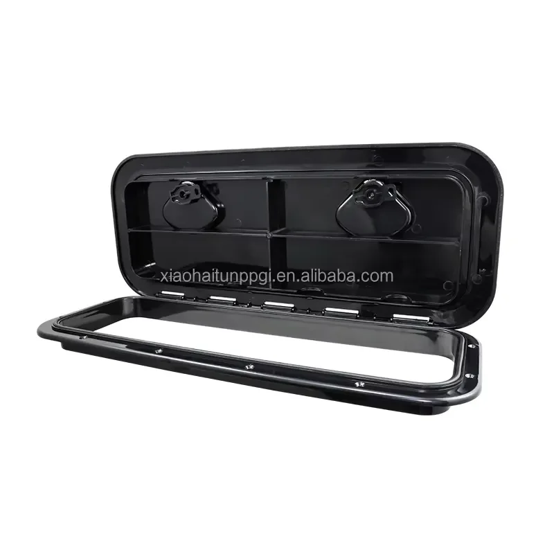 Rectangular ABS Plastic Porthole Window Waterproof Marine Boat Yacht RV Hatch Port Light Replacement Accessory for Cabin Deck