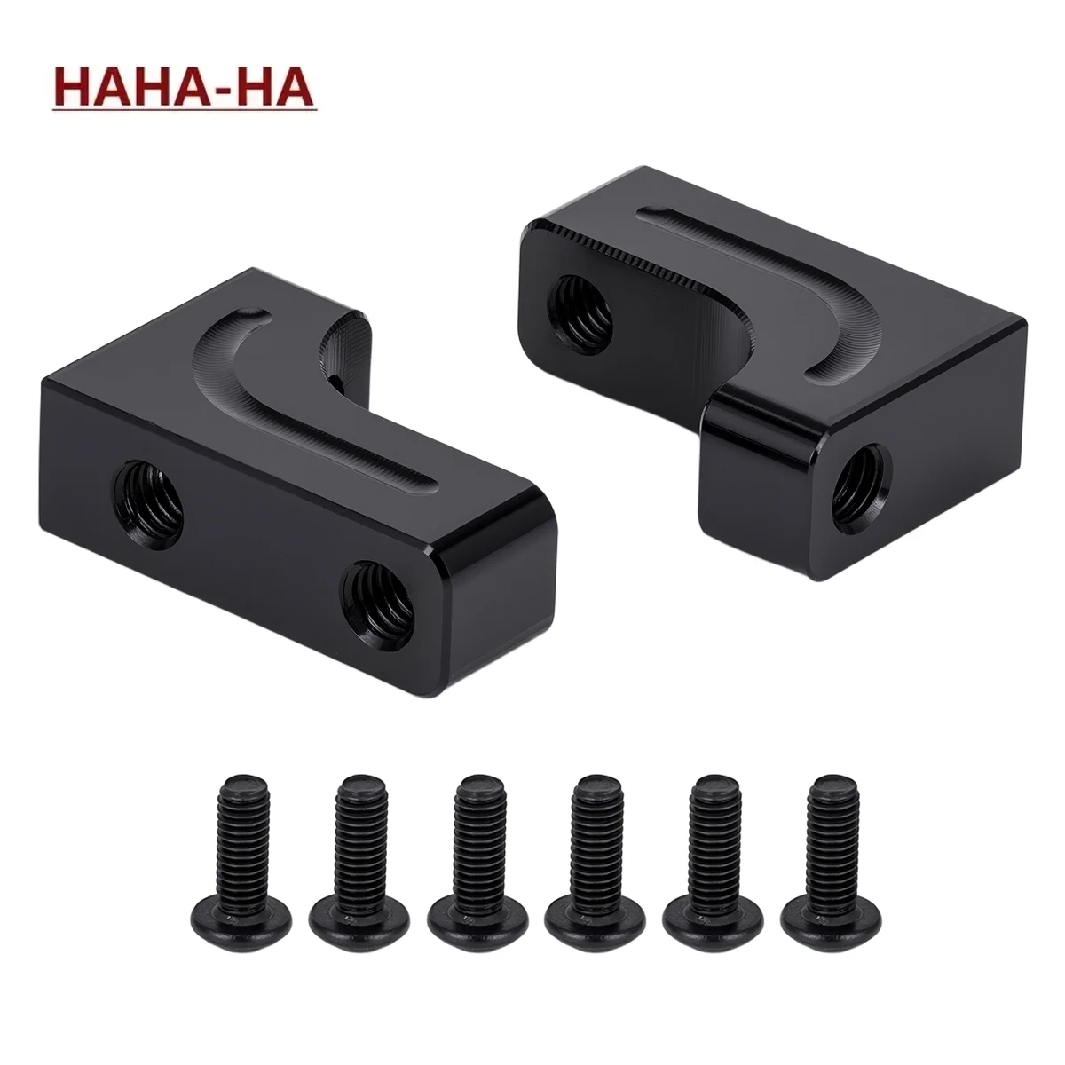 1 Pair Aluminum Alloy Servo Mount Bracket for 1/10 RC Crawler Car Axial SCX10 90047 Wrangler Replacement Parts