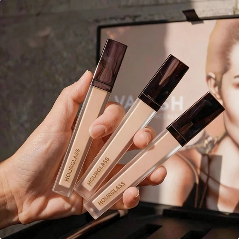 الساعة الرملية تسليط الضوء على سطع كتلة دوائر العين السوداء علامات بثرة السائل مسحوق أحمر الخدود الصلبة أحمر الشفاه مرآة لمعان اللون ماكياج #1