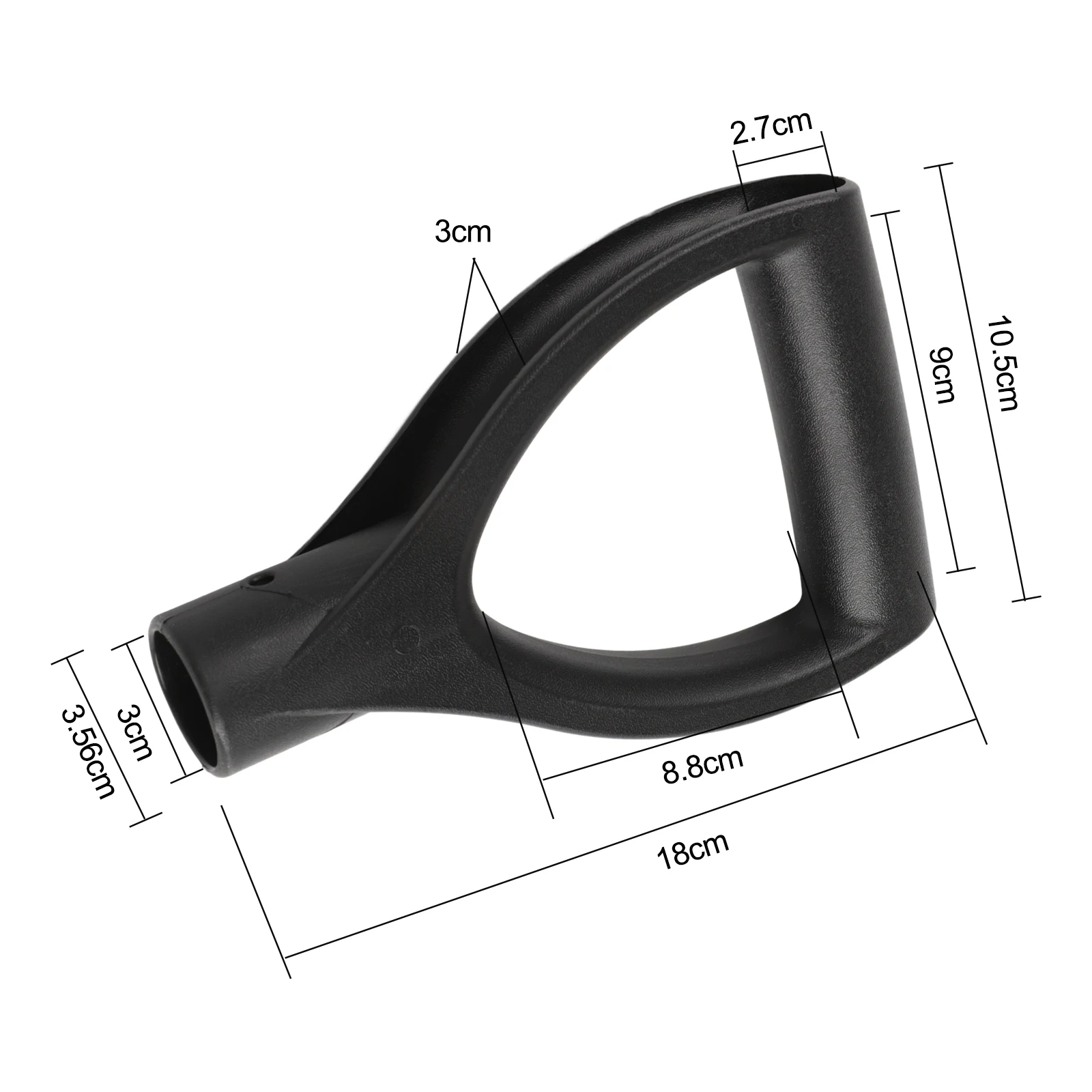 Fork Tool Shovel Handle Black D-Type Garden Grip Replacement Shovel Spade Spare Top Garden Spade Fork  Accessories