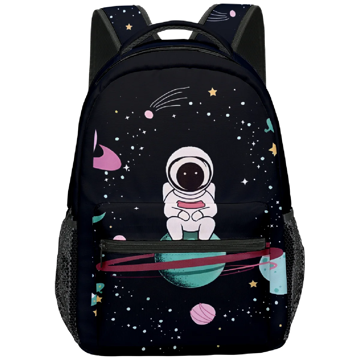 Trendy Kpop Funny Youthful School Bags Unisex Space astronaut Travel Bags 3D Print Oxford Waterproof Notebook Shoulder Backpacks