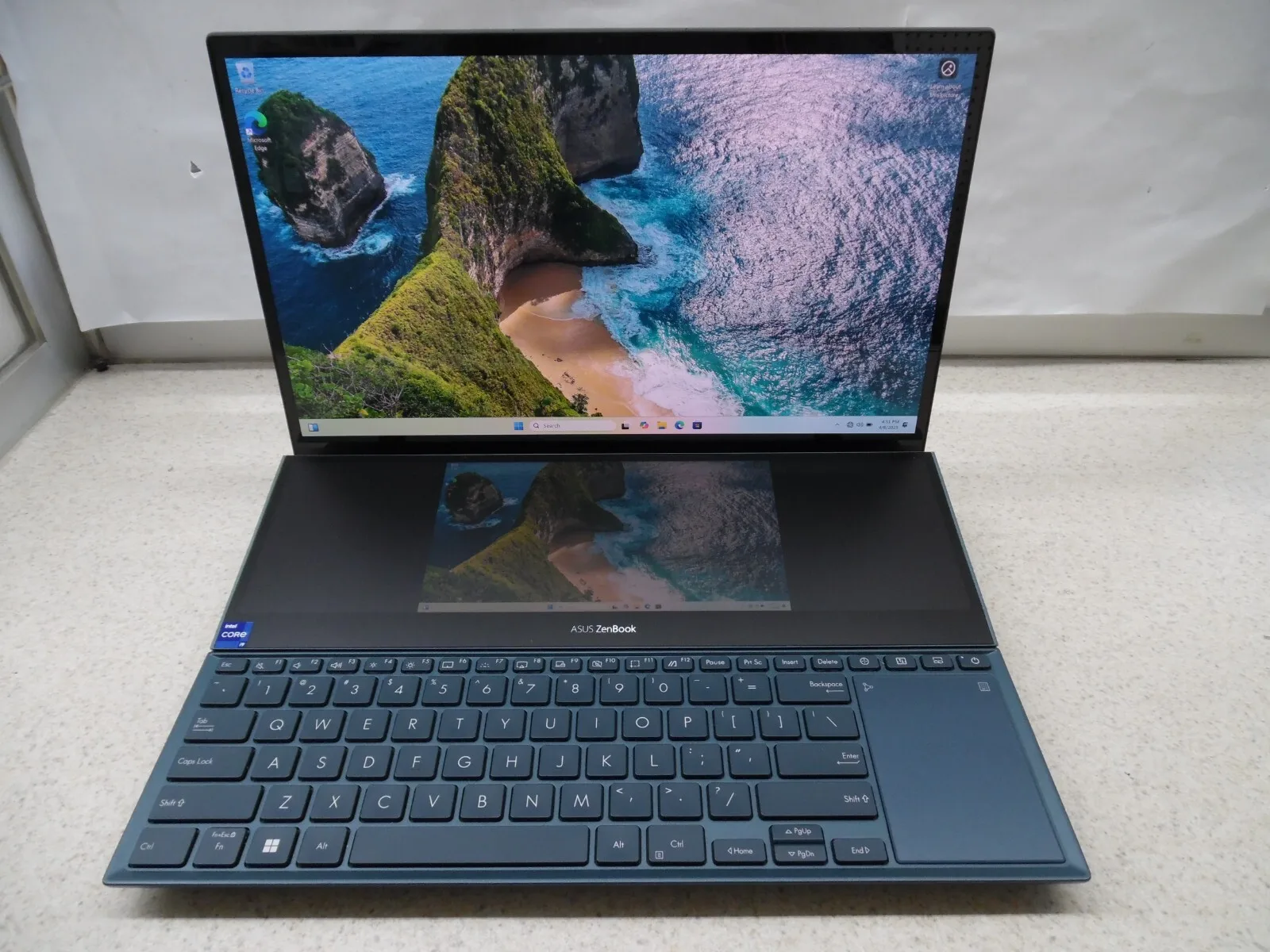 AS:US Zen}Book Pro Duo 1*5 OLED 4K, Ge]Force RTX 3060، i9-12900H، 32 جيجابايت، 4 تيرابايت