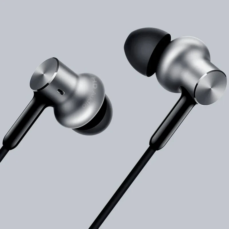 100% Original Xiaomi Mi In-Ear Earphone Pro HD Circle Iron Wired Headset Noise Cancelling Hybrid Pro HD Earphones Stereo