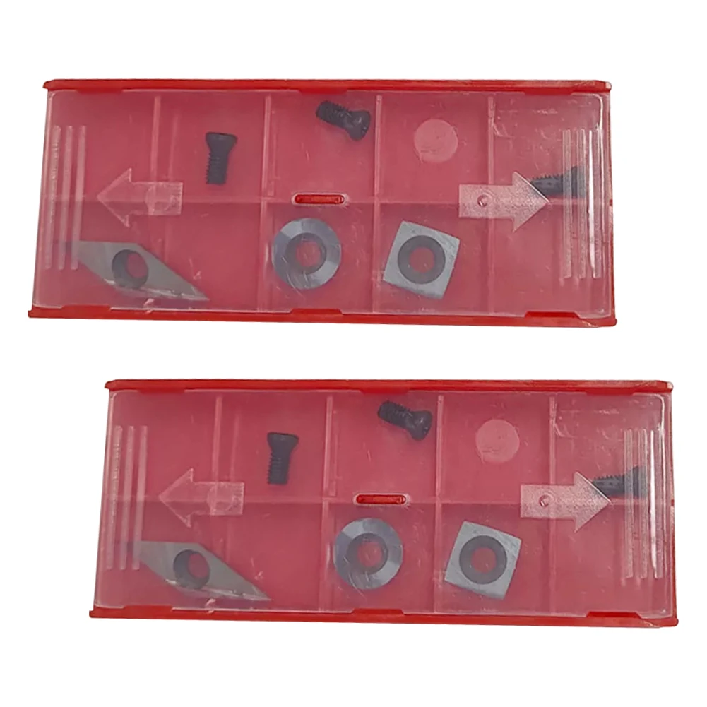 Carbide Inserts Set Carbide Cutters Mirror Finish Quick Material Removal 30 Degree Cutting Angle 35 Degree Cutting Angle