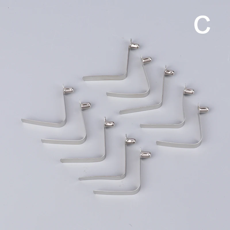 10 قطعة أنبوب زر واحد المفاجئة قفل الخامس نوع قافلة الصلب كاياك الربيع كليب