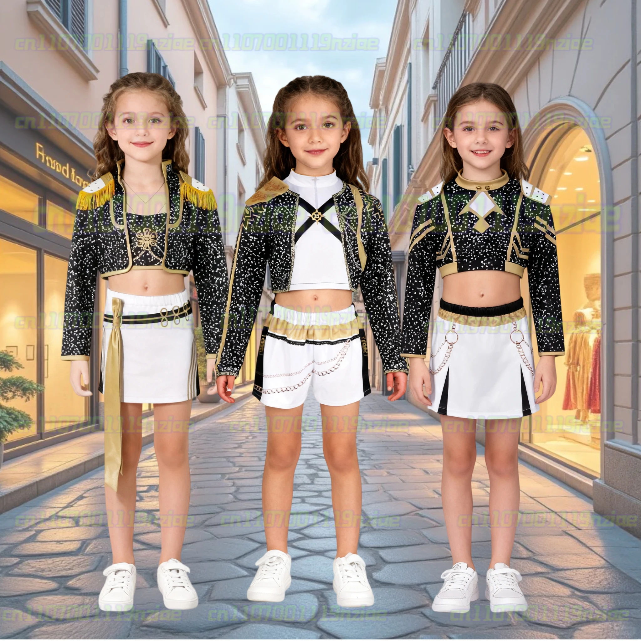 Disfraz de Cosplay de cazadores de demonios Kpop para niñas, uniforme de Rumi Zoey Mira, traje para actuación de Halloween, trajes de juego de rol