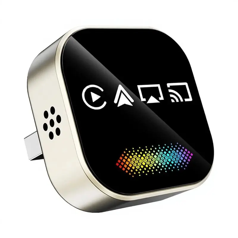 

Беспроводной адаптер Carplay 4-в-1 AI Smart Box: Airplay/Mirror Link/Android Auto/Carplay, интеллектуальная автомобильная система A