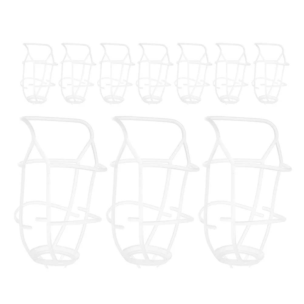 

10pcs Infusion Bottle Holder Lightweight Plastic Hanging Net For Saline Bottle Hanger Reusable Medical Use Pole Accessory