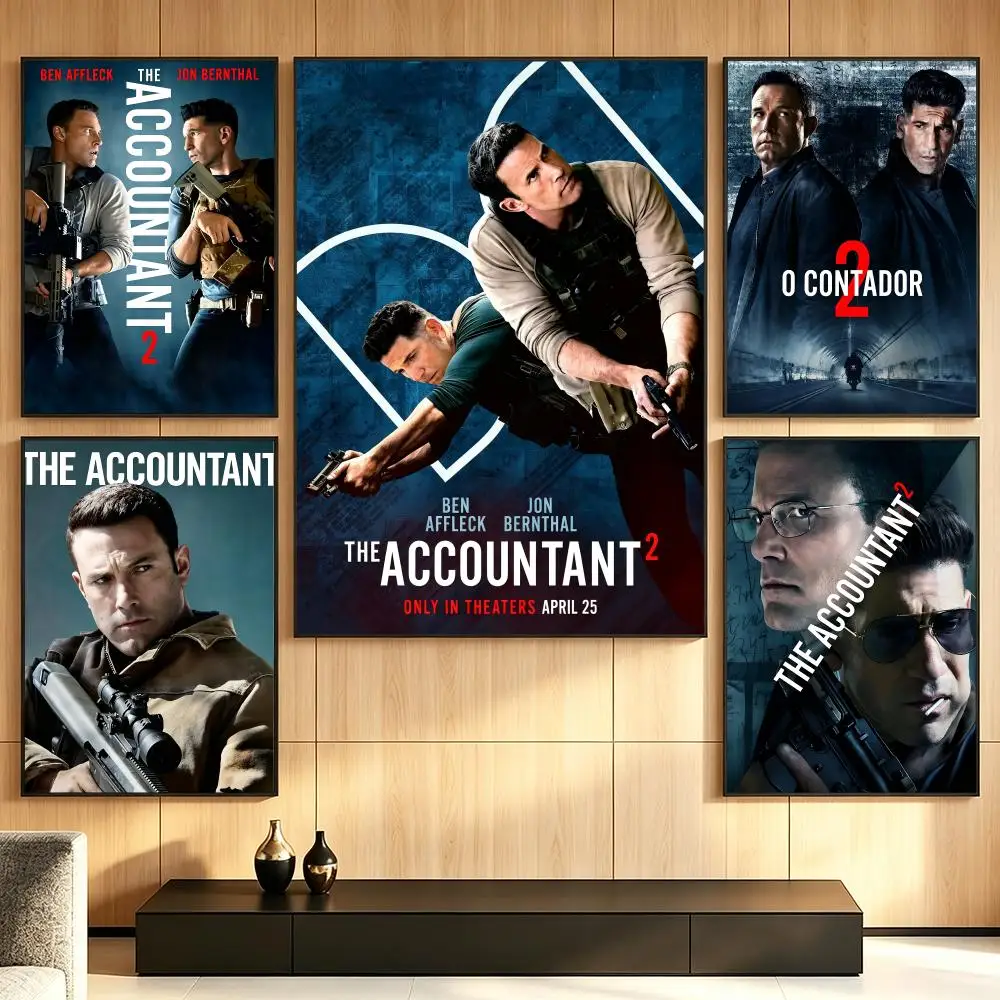 movie The Accountant Poster Poster HD Printing Cozy Warm Style Home Decor Suitable for Living Room Bedroom Gift