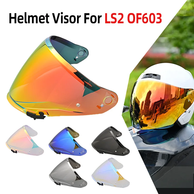 

Visor For LS2 OF603 Motorcycle Helmet Replace Anti-UV Protection Shield Cascos Moto Visera Capacetes Accessories